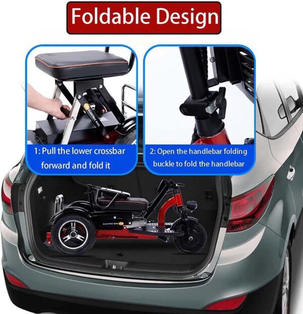 Buy folding mobility scooter uk - Image 4